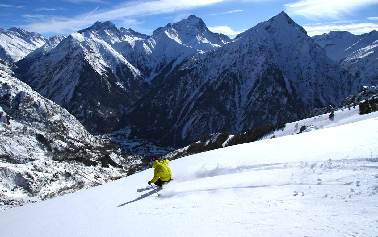 Alps ski skiing